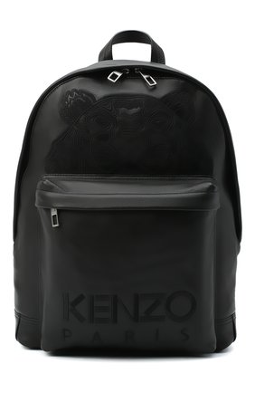 Мужской кожаный рюкзак KENZO черного цвета по цене 62950 руб., арт. FA65SF300L49 | Фото 1 Мужской кожаный рюкзак KENZO черного цвета, арт. FA65SF300L49 | Фото 1