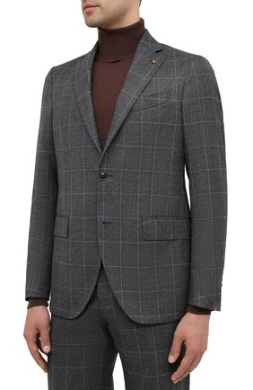 Мужской шерстяной костюм SARTORIA LATORRE серого цвета по цене 75350 руб., арт. A6I7EF Q81294 | Фото 2 Мужской шерстяной костюм SARTORIA LATORRE серого цвета, арт. A6I7EF Q81294 | Фото 2