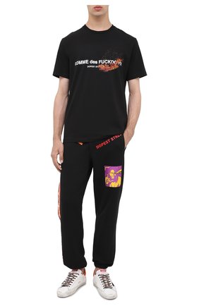 Мужская хлопковая футболка COMME DES FUCKDOWN черного цвета по цене 4990 руб., арт. CDFU1005 | Фото 2 Мужская хлопковая футболка COMME DES FUCKDOWN черного цвета, арт. CDFU1005 | Фото 2