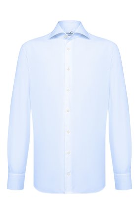 Мужская хлопковая сорочка VAN LAACK голубого цвета по цене 13550 руб., арт. RIVARA-TF/150182 | Фото 1 Мужская хлопковая сорочка VAN LAACK голубого цвета, арт. RIVARA-TF/150182 | Фото 1