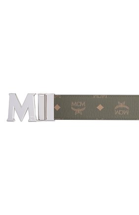 Мужской ремень MCM хаки цвета по цене 27150 руб., арт. MXB AAVI01 | Фото 3 Мужской ремень MCM хаки цвета, арт. MXB AAVI01 | Фото 3