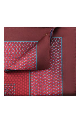 Мужской шелковый платок ZILLI бордового цвета по цене 8280 руб., арт. 51209/HANDKERCHIEF | Фото 1 Мужской шелковый платок ZILLI бордового цвета, арт. 51209/HANDKERCHIEF | Фото 1