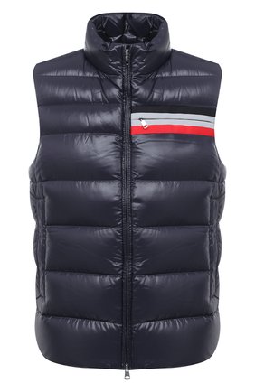 Мужской пуховый жилет parpallion MONCLER темно-синего цвета по цене 66700 руб., арт. F2-091-1A583-00-C0604 | Фото 1 Мужской пуховый жилет parpallion MONCLER темно-синего цвета, арт. F2-091-1A583-00-C0604 | Фото 1