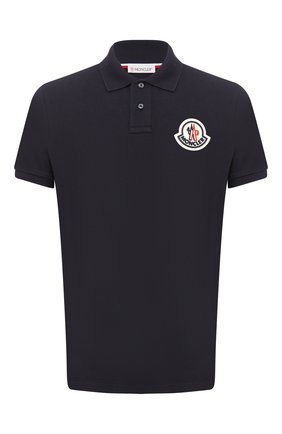 Мужское хлопковое поло MONCLER темно-синего цвета по цене 22200 руб., арт. F2-091-8A711-00-84556 | Фото 1 Мужское хлопковое поло MONCLER темно-синего цвета, арт. F2-091-8A711-00-84556 | Фото 1
