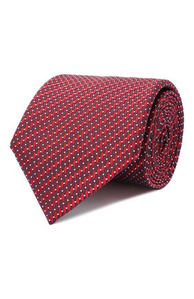 Мужской шелковый галстук CANALI красного цвета по цене 13000 руб., арт. 24/HJ02841 | Фото 1 Мужской шелковый галстук CANALI красного цвета, арт. 24/HJ02841 | Фото 1