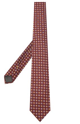 Мужской шелковый галстук CANALI оранжевого цвета по цене 12750 руб., арт. 18/HJ02959 | Фото 2 Мужской шелковый галстук CANALI оранжевого цвета, арт. 18/HJ02959 | Фото 2