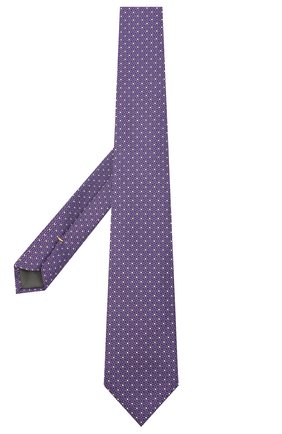 Мужской шелковый галстук CANALI сиреневого цвета по цене 11000 руб., арт. 18/HJ02843 | Фото 2 Мужской шелковый галстук CANALI сиреневого цвета, арт. 18/HJ02843 | Фото 2