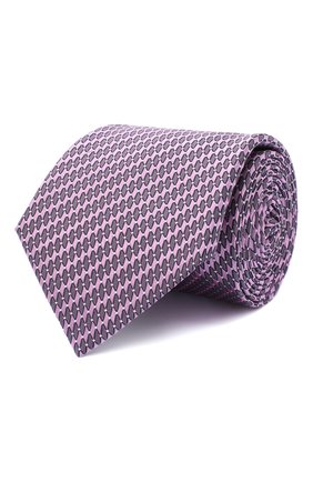Мужской шелковый галстук CANALI сиреневого цвета по цене 11000 руб., арт. 18/HJ02841 | Фото 1 Мужской шелковый галстук CANALI сиреневого цвета, арт. 18/HJ02841 | Фото 1