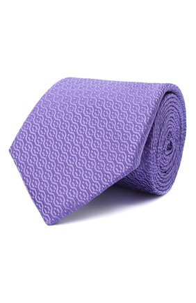 Мужской шелковый галстук CANALI сиреневого цвета по цене 12150 руб., арт. 18/HJ02839 | Фото 1 Мужской шелковый галстук CANALI сиреневого цвета, арт. 18/HJ02839 | Фото 1