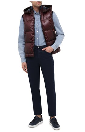Мужской пуховый жилет KITON бордового цвета по цене 333500 руб., арт. UW0842MV03T96 | Фото 2 Мужской пуховый жилет KITON бордового цвета, арт. UW0842MV03T96 | Фото 2 (Материал внешний: Синтетический материал; Материал подклада: Синтетический материал; Длина (верхняя одежда): Короткие; Мужское Кросс-КТ: Верхняя одежда; Стили: Кэжуэл; Кросс-КТ: Пуховик, Куртка; Материал утеплителя: Пух и перо; Региональные ограничения белый список (Axapta Mercury): RU)