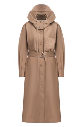 Женский хлопковый плащ KENZO бежевого цвета по цене 109500 руб., арт. FA62MA0359CT | Фото 1 Женский хлопковый плащ KENZO бежевого цвета, арт. FA62MA0359CT | Фото 1