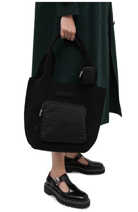 Женский сумка-тоут skuba small KENZO черного цвета по цене 22200 руб., арт. FA62SA521B06 | Фото 2 Женский сумка-тоут skuba small KENZO черного цвета, арт. FA62SA521B06 | Фото 2