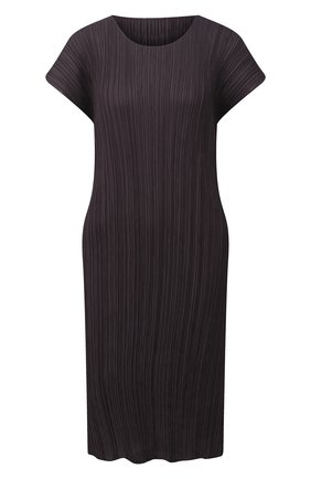 Женское платье ISSEY MIYAKE темно-серого цвета по цене 49250 руб., арт. PP08-JH504 | Фото 1 Женское платье ISSEY MIYAKE темно-серого цвета, арт. PP08-JH504 | Фото 1