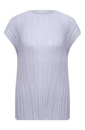 Женская топ ISSEY MIYAKE голубого цвета по цене 28850 руб., арт. PP08-JK501 | Фото 1 Женская топ ISSEY MIYAKE голубого цвета, арт. PP08-JK501 | Фото 1