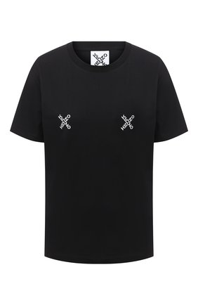 Женская хлопковая футболка kenzo sport KENZO черного цвета по цене 13350 руб., арт. FA62TS9104SJ | Фото 1 Женская хлопковая футболка kenzo sport KENZO черного цвета, арт. FA62TS9104SJ | Фото 1