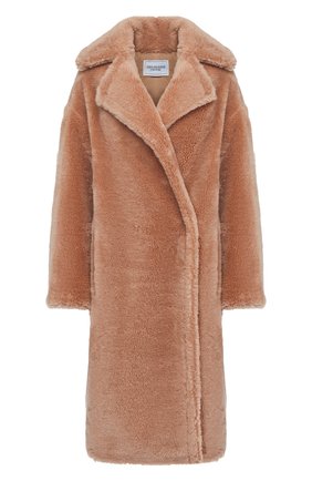 Женская шуба из экомеха FORTE DEI MARMI COUTURE бежевого цвета по цене 89950 руб., арт. 20WF7501-02 | Фото 1 Женская шуба из экомеха FORTE DEI MARMI COUTURE бежевого цвета, арт. 20WF7501-02 | Фото 1