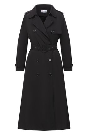 Женский тренч REDVALENTINO черного цвета по цене 76500 руб., арт. UR0CA00G/5KH | Фото 1 Женский тренч REDVALENTINO черного цвета, арт. UR0CA00G/5KH | Фото 1