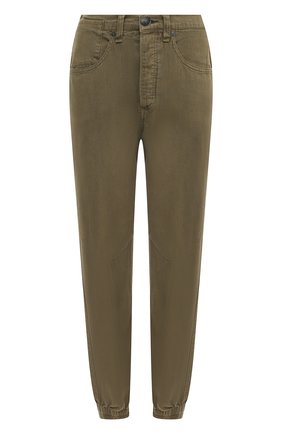 Женские хлопковые джоггеры RAG&BONE хаки цвета по цене 26550 руб., арт. WCW20P70324332 | Фото 1 Женские хлопковые джоггеры RAG&BONE хаки цвета, арт. WCW20P70324332 | Фото 1
