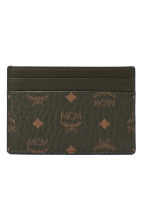 Женский кожаный футляр для кредитных карт original MCM хаки цвета по цене 11000 руб., арт. MXA AAVI01 | Фото 1 Женский кожаный футляр для кредитных карт original MCM хаки цвета, арт. MXA AAVI01 | Фото 1