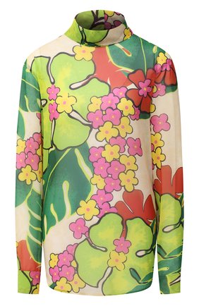 Женская блузка DRIES VAN NOTEN зеленого цвета по цене 43550 руб., арт. 202-30782-1062 | Фото 1 Женская блузка DRIES VAN NOTEN зеленого цвета, арт. 202-30782-1062 | Фото 1