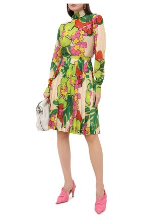 Женская блузка DRIES VAN NOTEN зеленого цвета по цене 43550 руб., арт. 202-30782-1062 | Фото 2 Женская блузка DRIES VAN NOTEN зеленого цвета, арт. 202-30782-1062 | Фото 2