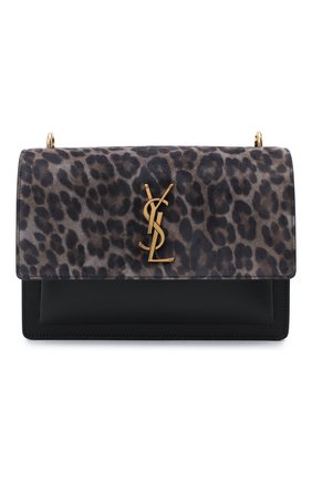 Женская сумка sunset medium SAINT LAURENT черного цвета по цене 178000 руб., арт. 442906/D42CW | Фото 1 Женская сумка sunset medium SAINT LAURENT черного цвета, арт. 442906/D42CW | Фото 1