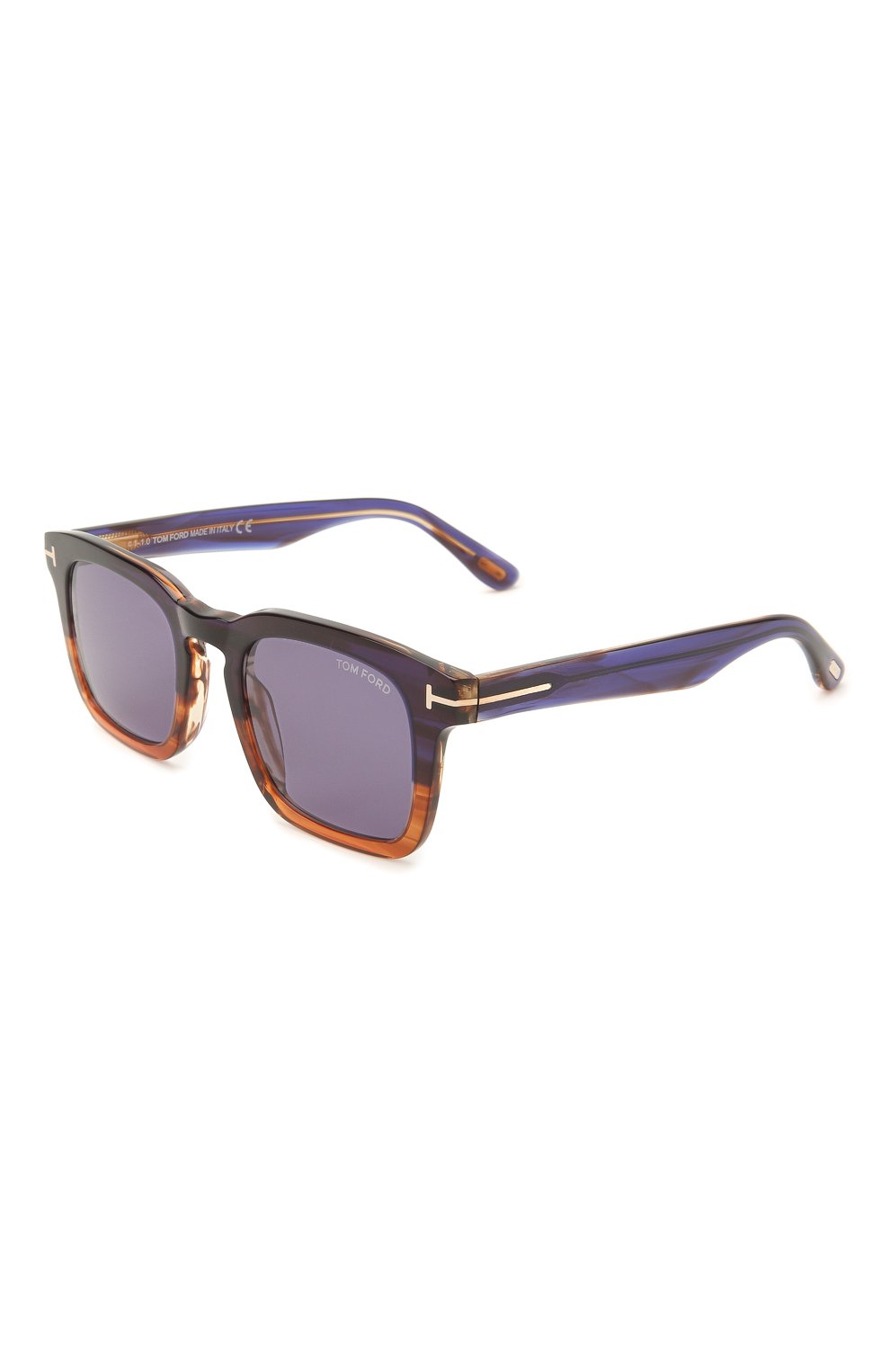 Женские солнцезащитные очки TOM FORD сиреневого цвета, арт. TF751 55V | Фото 1