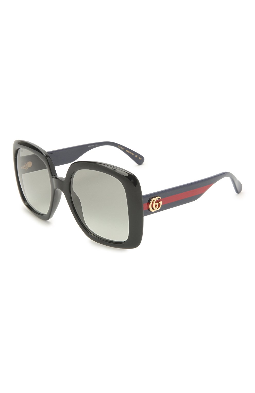 Женские солнцезащитные очки GUCCI черного цвета, арт. GG0713S 001 | Фото 1