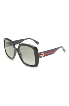 Женские солнцезащитные очки GUCCI черного цвета по цене 26400 руб., арт. GG0713S 001 | Фото 1 Женские солнцезащитные очки GUCCI черного цвета, арт. GG0713S 001 | Фото 1