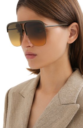 Женские солнцезащитные очки GIVENCHY коричневого цвета по цене 26600 руб., арт. 7173 3Y5 | Фото 2 Женские солнцезащитные очки GIVENCHY коричневого цвета, арт. 7173 3Y5 | Фото 2