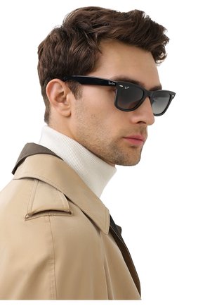 Женские солнцезащитные очки RAY-BAN темно-коричневого цвета по цене 11400 руб., арт. 2140-127771 | Фото 3 Женские солнцезащитные очки RAY-BAN темно-коричневого цвета, арт. 2140-127771 | Фото 3