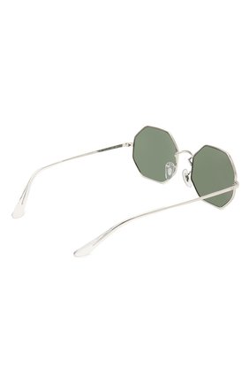 Женские солнцезащитные очки RAY-BAN серебряного цвета по цене 10700 руб., арт. 1972-914931 | Фото 4 Женские солнцезащитные очки RAY-BAN серебряного цвета, арт. 1972-914931 | Фото 4