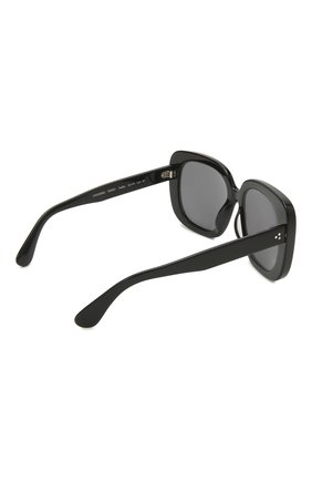Женские солнцезащитные очки OLIVER PEOPLES черного цвета, арт. 5428SU-100581 | Фото 4 (Тип очков: С/з; Очки форма: Квадратные; Оптика Гендер: оптика-женское)