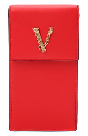 Мужского кожаный чехол virtus для iphone VERSACE красного цвета по цене 53300 руб., арт. DP8H670V/DVT2 | Фото 1 Мужского кожаный чехол virtus для iphone VERSACE красного цвета, арт. DP8H670V/DVT2 | Фото 1