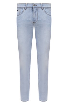 Мужские джинсы DOLCE & GABBANA голубого цвета по цене 47800 руб., арт. GY07CD/G8CT3 | Фото 1 Мужские джинсы DOLCE & GABBANA голубого цвета, арт. GY07CD/G8CT3 | Фото 1