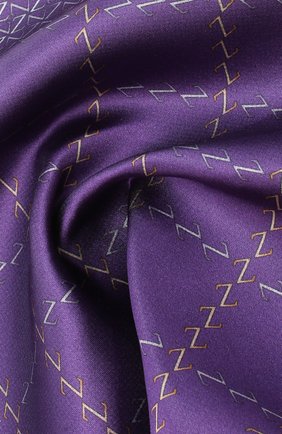 Мужской шелковый платок ZILLI фиолетового цвета по цене 7830 руб., арт. 51200/HANDKERCHIEF | Фото 2 Мужской шелковый платок ZILLI фиолетового цвета, арт. 51200/HANDKERCHIEF | Фото 2 (Материал: Текстиль)