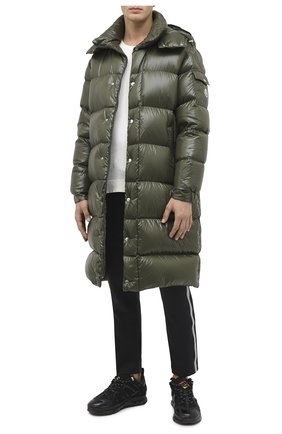 Мужская пуховик agot MONCLER зеленого цвета по цене 132700 руб., арт. F2-091-1D507-00-C0081 | Фото 2 Мужская пуховик agot MONCLER зеленого цвета, арт. F2-091-1D507-00-C0081 | Фото 2