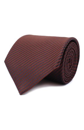 Мужской шелковый галстук BRIONI оранжевого цвета, арт. 062I00/09440 | Фото 1 (Материал: Текстиль, Шелк; Принт: С принтом; Региональные ограничения белый список (Axapta Mercury): RU)