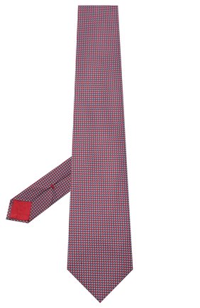 Мужской шелковый галстук BRIONI красного цвета, арт. 062I00/0943U | Фото 2 (Материал: Текстиль, Шелк; Принт: С принтом; Региональные ограничения белый список (Axapta Mercury): RU)