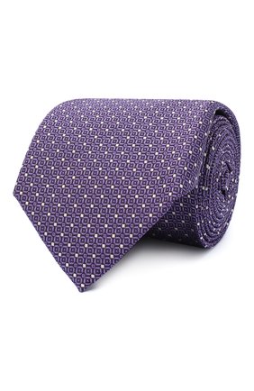 Мужской шелковый галстук CANALI сиреневого цвета по цене 11900 руб., арт. 24/HJ02843 | Фото 1 Мужской шелковый галстук CANALI сиреневого цвета, арт. 24/HJ02843 | Фото 1