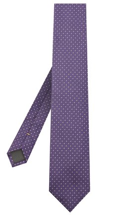 Мужской шелковый галстук CANALI сиреневого цвета по цене 11900 руб., арт. 24/HJ02843 | Фото 2 Мужской шелковый галстук CANALI сиреневого цвета, арт. 24/HJ02843 | Фото 2