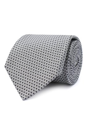 Мужской шелковый галстук CANALI серого цвета по цене 13000 руб., арт. 24/HJ02842 | Фото 1 Мужской шелковый галстук CANALI серого цвета, арт. 24/HJ02842 | Фото 1