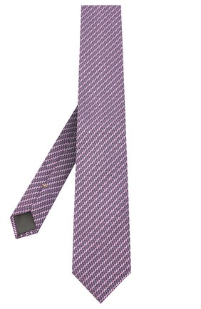 Мужской шелковый галстук CANALI сиреневого цвета по цене 11900 руб., арт. 24/HJ02841 | Фото 2 Мужской шелковый галстук CANALI сиреневого цвета, арт. 24/HJ02841 | Фото 2