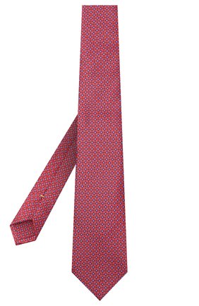 Мужской шелковый галстук CANALI красного цвета по цене 16050 руб., арт. 18/HS02950 | Фото 2 Мужской шелковый галстук CANALI красного цвета, арт. 18/HS02950 | Фото 2