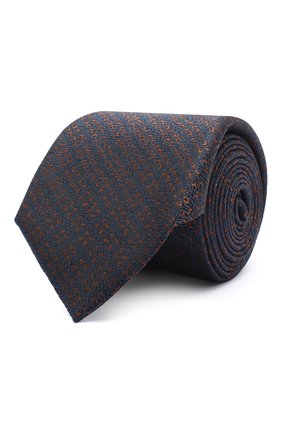 Мужской шелковый галстук CANALI коричневого цвета по цене 10550 руб., арт. 18/HJ02911 | Фото 1 Мужской шелковый галстук CANALI коричневого цвета, арт. 18/HJ02911 | Фото 1