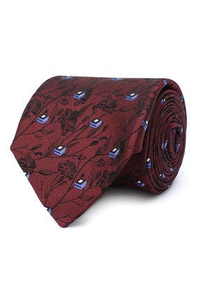 Мужской шелковый галстук CANALI красного цвета по цене 11500 руб., арт. 18/HJ02888 | Фото 1 Мужской шелковый галстук CANALI красного цвета, арт. 18/HJ02888 | Фото 1