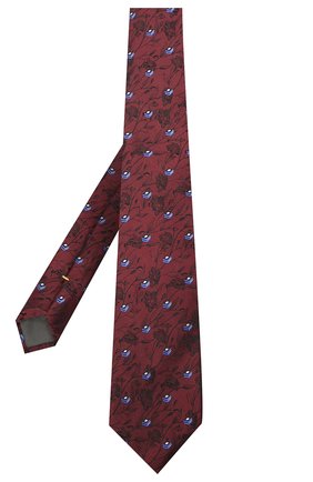 Мужской шелковый галстук CANALI красного цвета по цене 11500 руб., арт. 18/HJ02888 | Фото 2 Мужской шелковый галстук CANALI красного цвета, арт. 18/HJ02888 | Фото 2