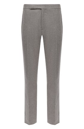 Мужские шерстяные брюки RALPH LAUREN серого цвета, арт. 798804761 | Фото 1 (Материал внешний: Шерсть; Длина (брюки, джинсы): Стандартные; Случай: Повседневный; Стили: Кэжуэл)