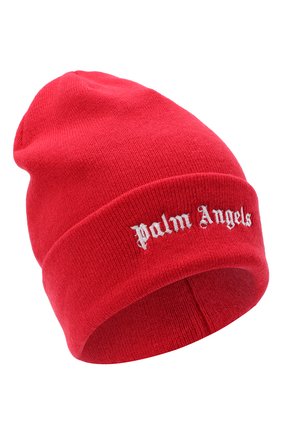 Мужская шерстяная шапка PALM ANGELS красного цвета по цене 15600 руб., арт. PMLC010E20KNI0012901 | Фото 1 Мужская шерстяная шапка PALM ANGELS красного цвета, арт. PMLC010E20KNI0012901 | Фото 1