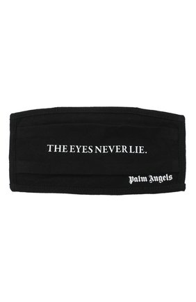 Мужская маска для лица PALM ANGELS черного цвета по цене 7790 руб., арт. PMRG002E20JER0031001 | Фото 1 Мужская маска для лица PALM ANGELS черного цвета, арт. PMRG002E20JER0031001 | Фото 1